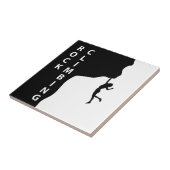 Rotsklimmen Tegeltje (Zijkant)