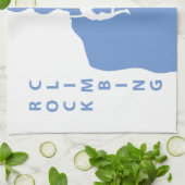 Rotsklimmen Theedoek (Gevouwen)