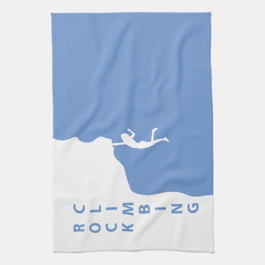 Rotsklimmen Theedoek (Verticaal)