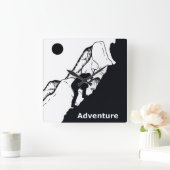 rotsklimmen vierkante klok (Huis)