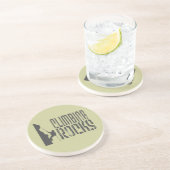 Rotsklimmen Zandsteen Onderzetter (Zijkant)