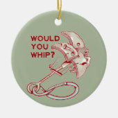 Rotsklimmen zou je zwepen? Funny Cam Keramisch Ornament (Voorkant)