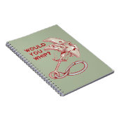 Rotsklimmen zou je zwepen? Funny Cam Notitieboek (Rechterzijde)