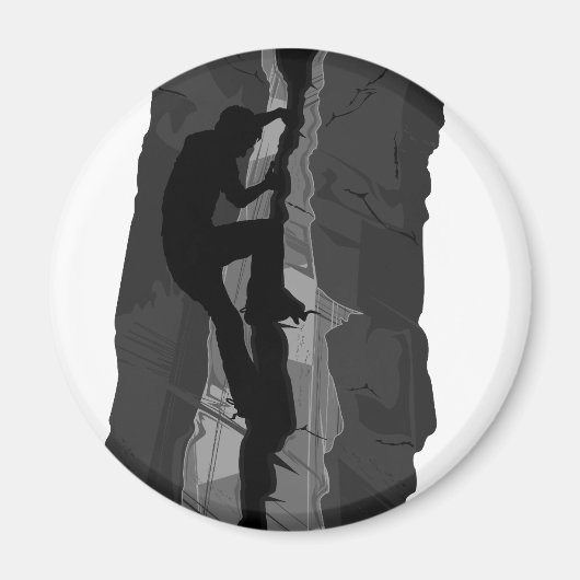 Rotsklimmer Bouldermagneet Magneet (Voorkant)