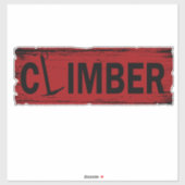 rotsklimmer sticker (Vel)