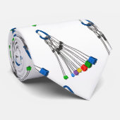 Rotsklimmers Natuurlijke beschermingsdraden en kra Stropdas (Opgerold)