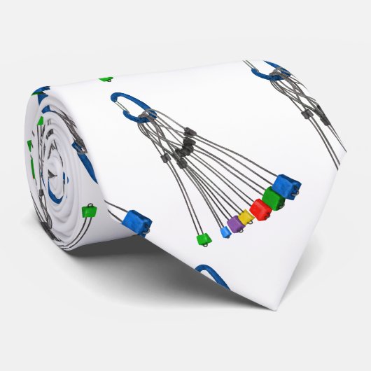 Rotsklimmers Natuurlijke beschermingsdraden en kra Stropdas (Opgerold)