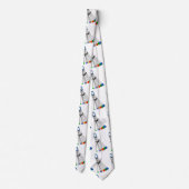 Rotsklimmers Natuurlijke beschermingsdraden en kra Stropdas (Achterkant)