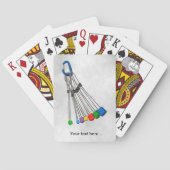 Rotsklimmers rek van draden speelkaarten (Achterkant)