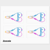 Rotsklimpartners Rechthoekige Sticker (Vel)