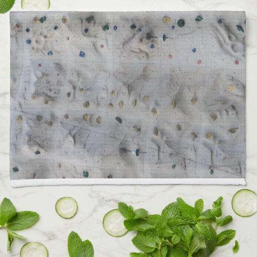 Rotsklimwand Theedoek (Gevouwen)