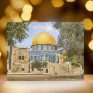 Rotskoepel Heilige Moskee Jeruzalem Palestina Briefkaart