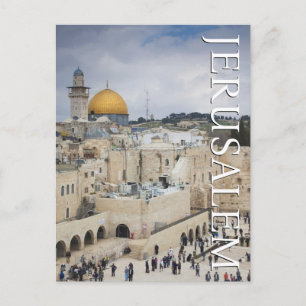 Rotskoepel   Westelijke Muur Plein, Jeruzalem Briefkaart