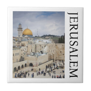 Rotskoepel   Westelijke Muur Plein, Jeruzalem Tegeltje