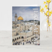 Rotskoepel | Westelijke Muurplein | Verjaardag Kaart (Gele Bloem)