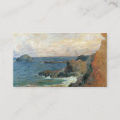 Rotskust van Paul Gauguin Visitekaartje (Achterkant)