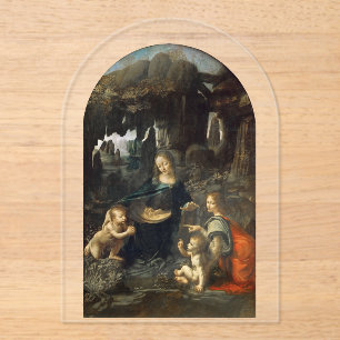 Rotsmadonna, Leonardo da Vinci Acryl Uitnodigingen