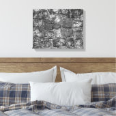 Rotsmuur Canvas Afdruk (Insitu (Slaapkamer))