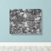 Rotsmuur Canvas Afdruk (Insitu (Houten vloer))