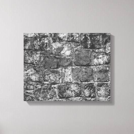 Rotsmuur Canvas Afdruk (Voorkant)