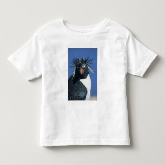 Rotspenguin (Eudyptes chrysocome) Kinder Shirts (Voorkant)