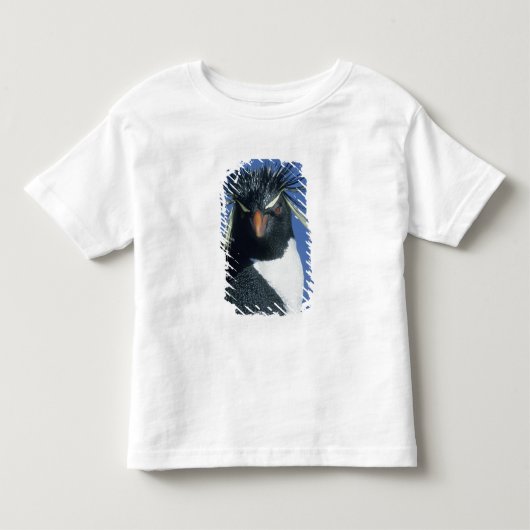 Rotspenguin (Eudyptes chrysocome) Kinder Shirts (Voorkant)