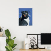 Rotspenguin (Eudyptes chrysocome) Poster (Thuiskantoor)