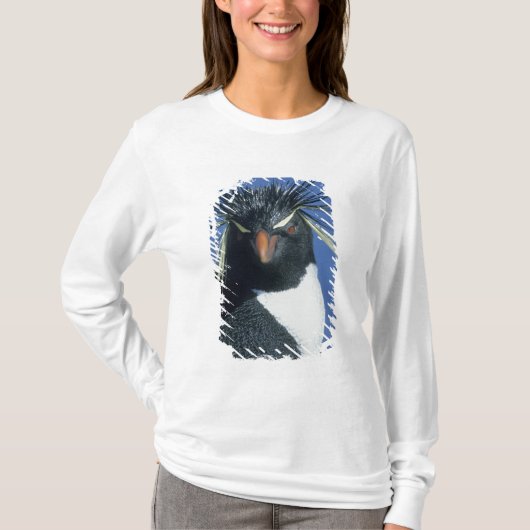 Rotspinguïn (Eudyptes chrysocome) T-shirt (Voorkant)