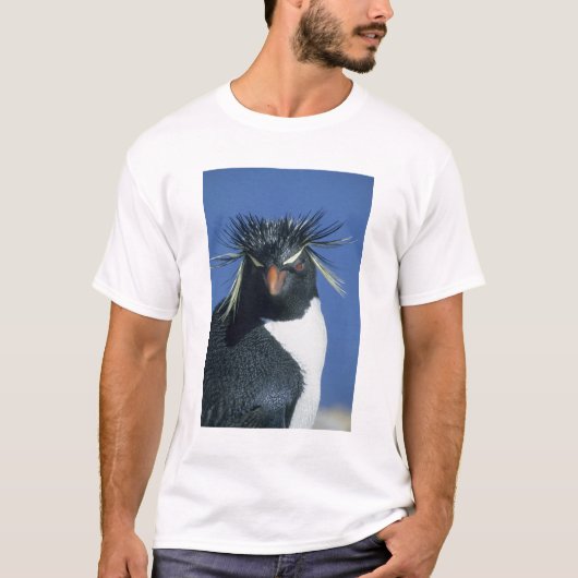 Rotspinguïn (Eudyptes chrysocome) T-shirt (Voorkant)