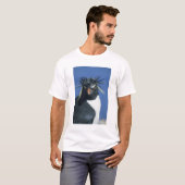 Rotspinguïn (Eudyptes chrysocome) T-shirt (Voorkant volledig)
