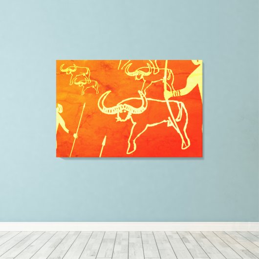 Rotsschildpad Canvas Afdruk (Insitu (Houten vloer))