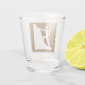Rotssymbool Shot Glas (Achterkant)