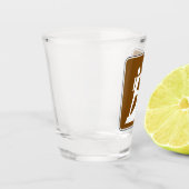 Rotssymbool Shot Glas (Links)