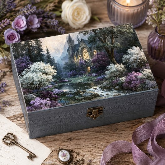 Rotstroom Gotisch Fantasie Kasteel Decoupage Tissuepapier