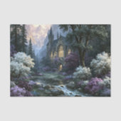 Rotstroom Gotisch Fantasie Kasteel Decoupage Tissuepapier (Voorkant)