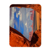 Rotsvenster naar Monument Valley, AZ Magneet (Verticaal)