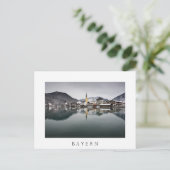 Rottach-Egern in het Tegernsee, Beieren in de wint Briefkaart (Staand voorkant)