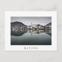 Rottach-Egern in het Tegernsee, Beieren in de wint