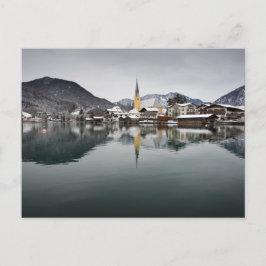 Rottach-Egern in het Tegernsee, Beieren in de wint Briefkaart