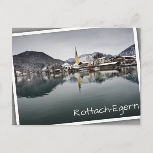 Rottach-Egern in het Tegernsee, Beieren in de wint Briefkaart