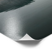 Rottach-Egern in het Tegernsee, Beieren in de wint Foto Afdruk (Hoek)