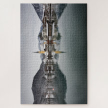 Rottach-Egern in het Tegernsee, Beieren in de wint