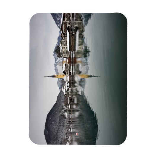 Rottach-Egern in het Tegernsee, Beieren in de wint Magneet (Verticaal)