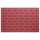 rotte hond rood stof (Fat Quarter)