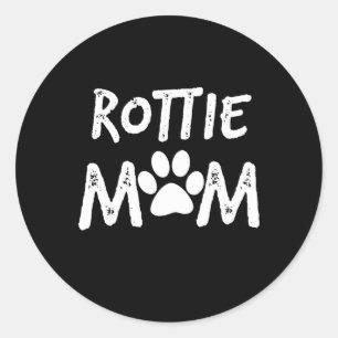 rotte moeder trui rottweiler cadeau aan vrouwen ronde sticker