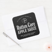 Rotten Core Apple Sauce - apotheeklabels Vierkante Sticker (Envelop)