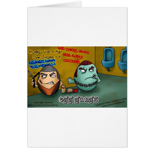 Rotten Egg Gangs Funny T - shirts Mokken Kaarten e (Voorkant)
