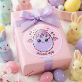 Rotten Egg Pastel Goth Easter Kawaii Pink Lavender Ronde Sticker