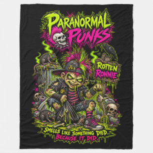 Rotten Ronnie - Paranormale Punks Fleece Deken