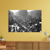 Rotten Row in Hyde Park, Londen, c.1890 Canvas Afdruk (Insitu (Woonkamer))